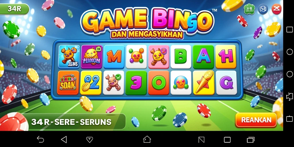 Gameplay menarik di 34R dengan banyak pilihan Bingo.