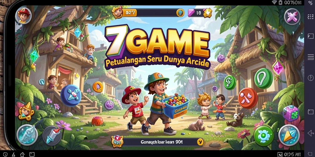 Gameplay seru dan menantang dari 7GAME yang memikat pemain.
