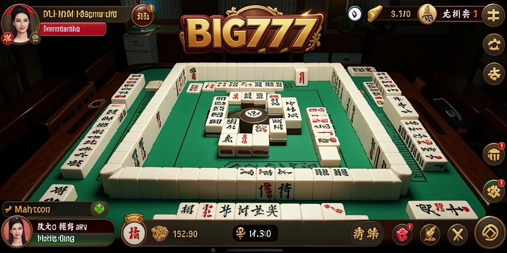 Screenshot gameplay <strong>BIG777</strong> yang menarik dengan tantangan Mahjong.