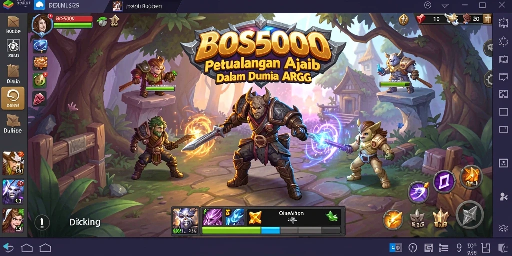 Tampilkan aksi seru dan grafis menawan BOS5000 dalam gameplay ARPG.