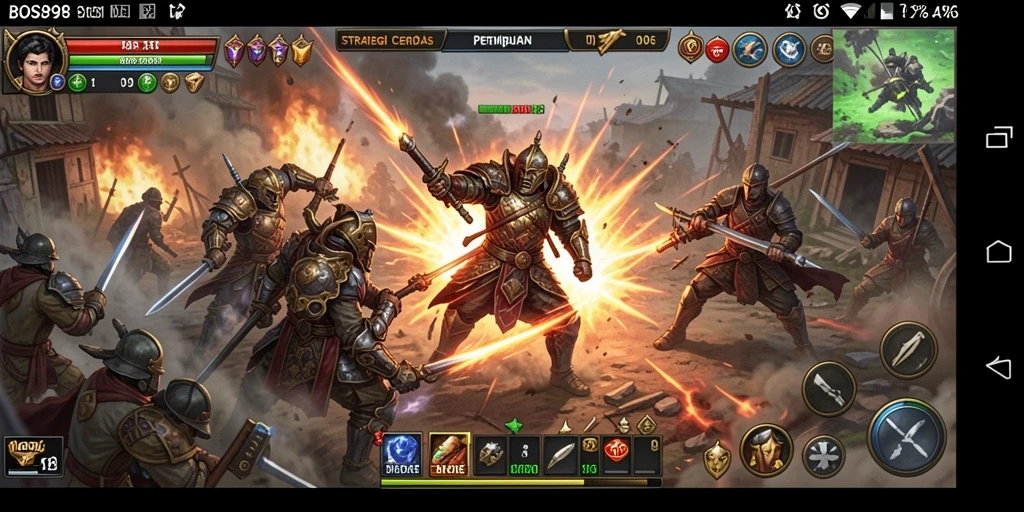 Tampilan grafik yang menawan dalam gameplay BOS898.