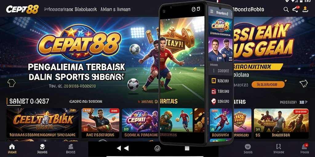 Tampilan utama <strong>CEPAT88</strong> saat gameplay Sportsbook yang seru.