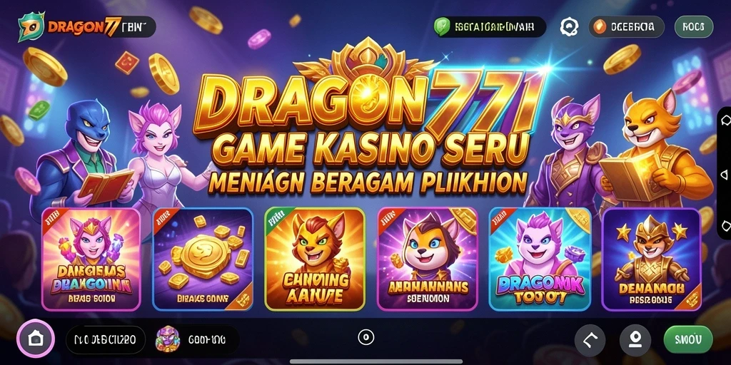 Tangkap momen seru gameplay Kasino di DRAGON777.