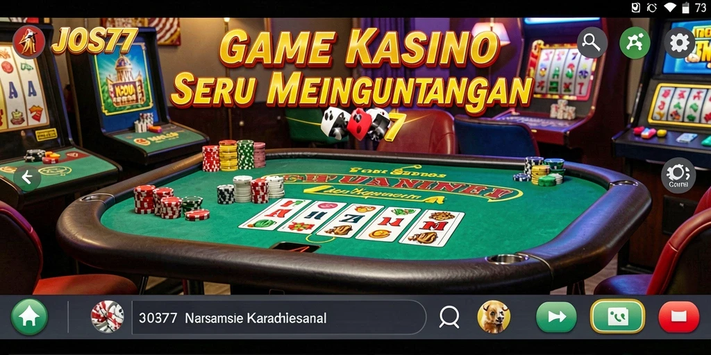 Screenshot gameplay JOS77 yang menunjukkan pengalaman kasino yang mendebarkan.