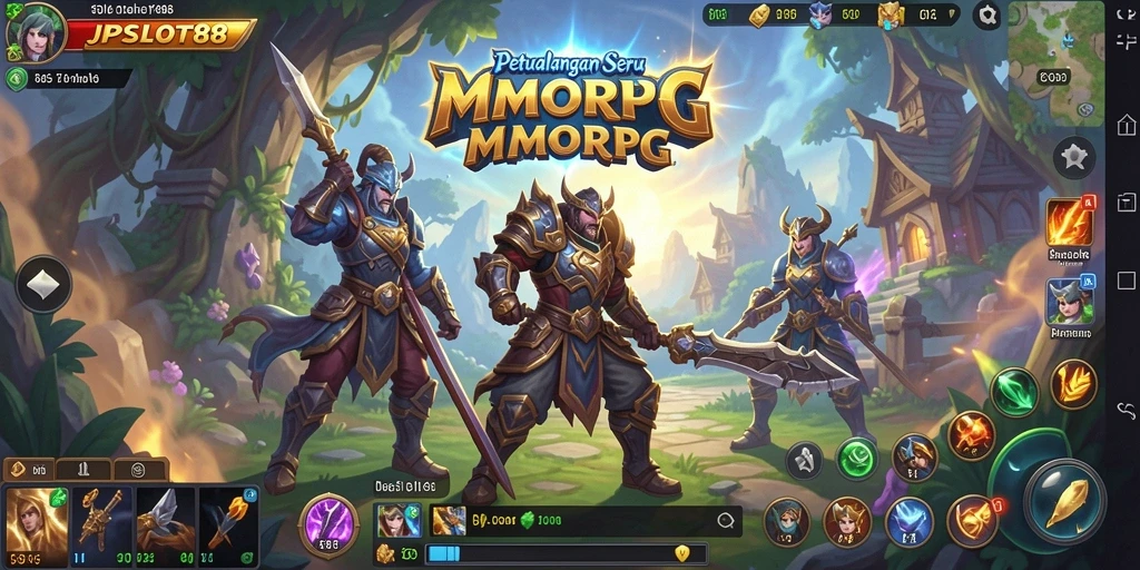 Screenshot menunjukkan pilihan karakter dalam gameplay seru JPSLOT88.