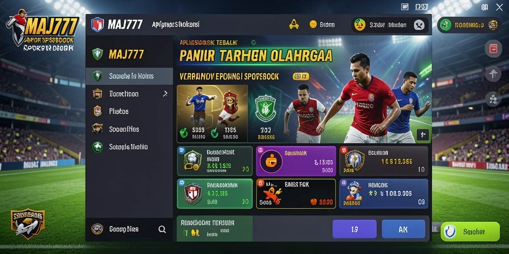 Tampilan gameplay MAJ777 yang menarik dalam taruhan olahraga.