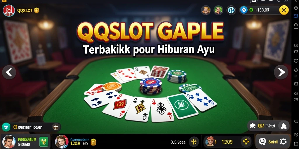 Gameplay seru QQSLOT dengan desain grafis Gaple yang menarik.