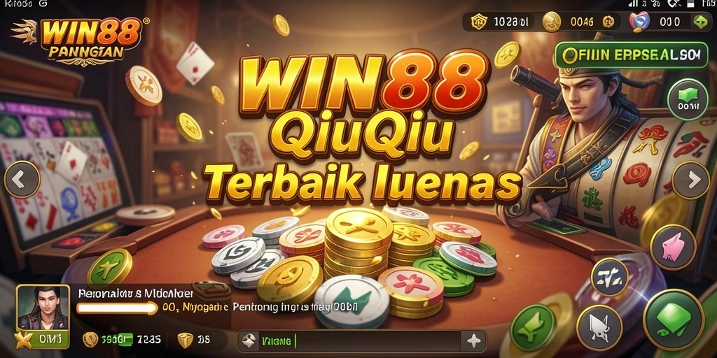 Tampilan gameplay seru dari WIN88 dalam permainan QiuQiu.