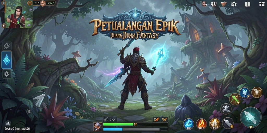 Tampilan gameplay seru di ZK7 dengan aksi RPG yang mendebarkan.